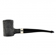   Peterson Speciality Pipes Tankard Sanblasted Nickel Mounted P-Lip ( )